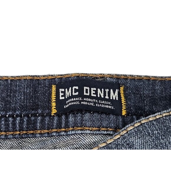 Silver Craig Jeans Bootcut Blue Denim Men's 35x28.5 Actual Dark Wash READ - Picture 5 of 15